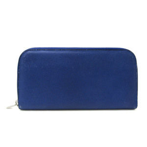 Valextra Organizer Travel Pouch Men's Leather Clutch Bag Royal Blue
